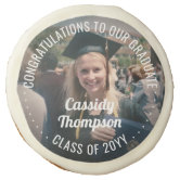 Simple Graduation Photo Class Year Personalized Chocolate Covered