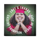 Any Text Graduation Thank You Photo Party Favor