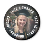 Any Text Graduation Thank You Photo Party Favor