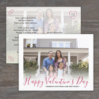 Any Text New Address Valentine's Day Photo Moving