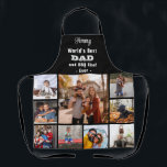 Any Text Photo Collage Best Dad Grill Master Apron<br><div class="desc">Looking for the perfect gift for Dad? Check out our custom best dad aprons! Personalize with his name or a special message for a thoughtful and practical gift.</div>