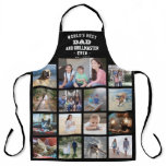 Any Text Photo Collage Best Dad Grill Master Black Apron Any Text Photo Collage Best Dad Grill Master Black Apron