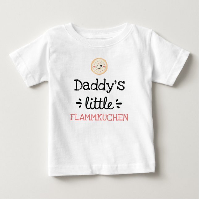 [Any Text's] Little Flammkuchen Baby T-Shirt (Front)
