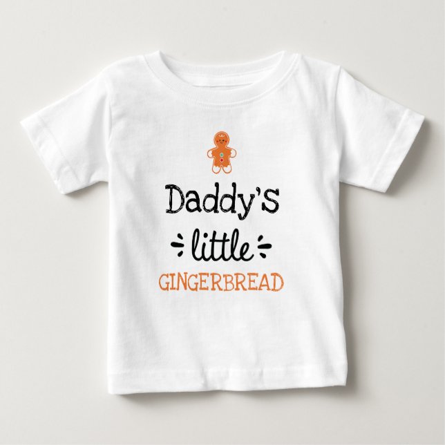 [Any Text's] Little Gingerbread Cute Baby Bodysuit (Front)