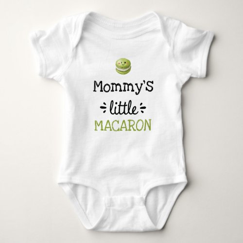 Any Texts Little Macaron Baby Bodysuit