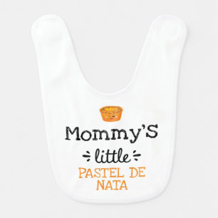  [Any Text's] Little Pastel de Nata Baby Bib