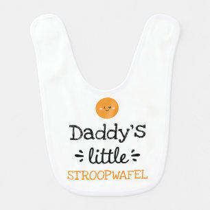[Any Text's] Little Stroopwafel Baby Bib