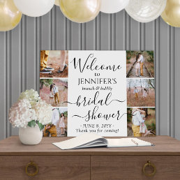 Any Theme Bridal Shower Welcome 6 Photo Collage Foam Board