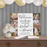Any Theme Bridal Shower Welcome 6 Photo Collage Foam Board<br><div class="desc">Welcome guests to a stylish bridal shower celebration with an elegant custom 6 photo collage 18"x24" foam board sign. Pictures and all text are simple to personalize. The "brunch & bubbly" party theme can easily be deleted or changed to another idea such as backyard bliss, garden tea party, french boho...</div>