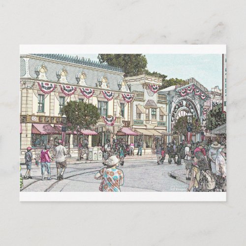 Any Town USA Postcard