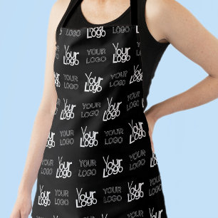Any Two Logos or Images Repeating Pattern Apron