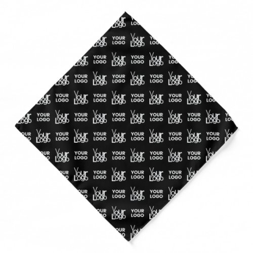 Any Two Logos or Images Repeating Pattern Bandana
