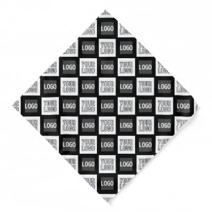 Any Two Logos or Images Repeating Pattern Bandana