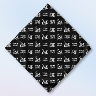 Any Two Logos or Images Repeating Pattern Bandana