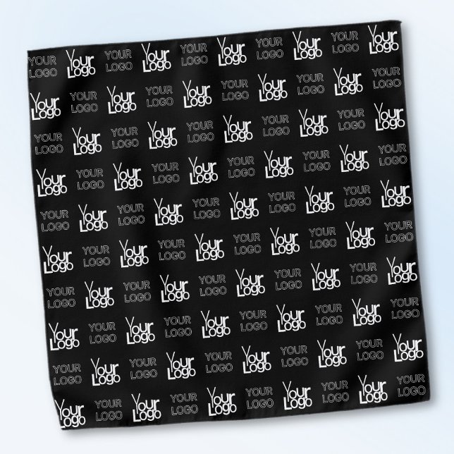 Any Two Logos or Images Repeating Pattern Bandana (Creator Uploaded)