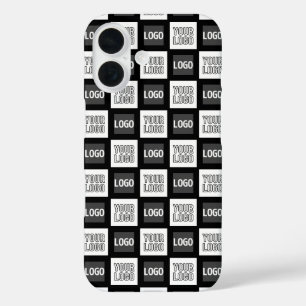 Any Two Logos or Images Repeating Pattern iPhone 16 Case