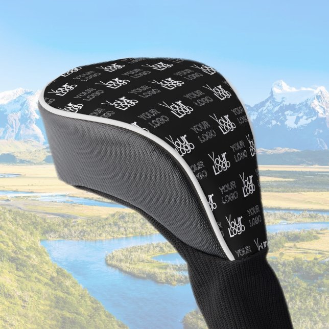 Any Two Logos or Images Repeating Pattern Golf Head Cover (Creator Uploaded)