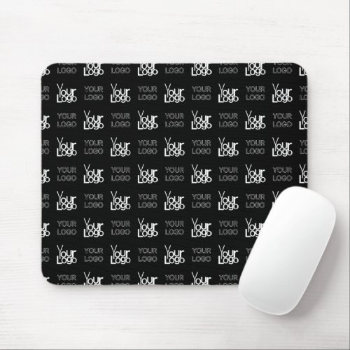 Any Two Logos or Images Repeating Pattern Mouse Pad