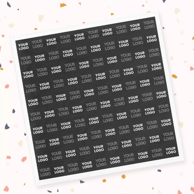 Any Two Logos or Images Repeating Pattern Napkins (Creator Uploaded)