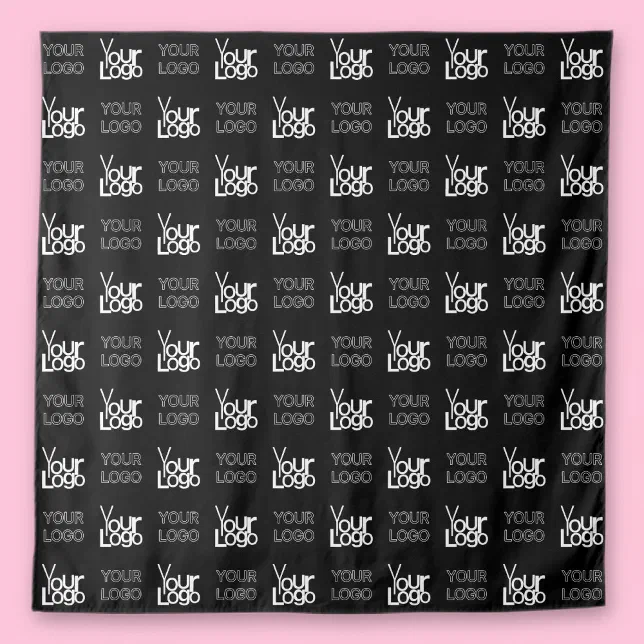 Logo Repeat Pattern Design Any Two Logos or Images Repeating Pattern Tapestry | Zazzle