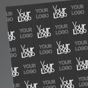 Any Two Logos or Images Repeating Pattern Tissue Paper