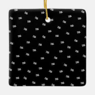 Any Uploaded Image, Design or Your Logo Randomized Ceramic Ornament