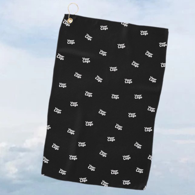 Any Uploaded Image, Design or Your Logo Randomized Golf Towel (Creator Uploaded)