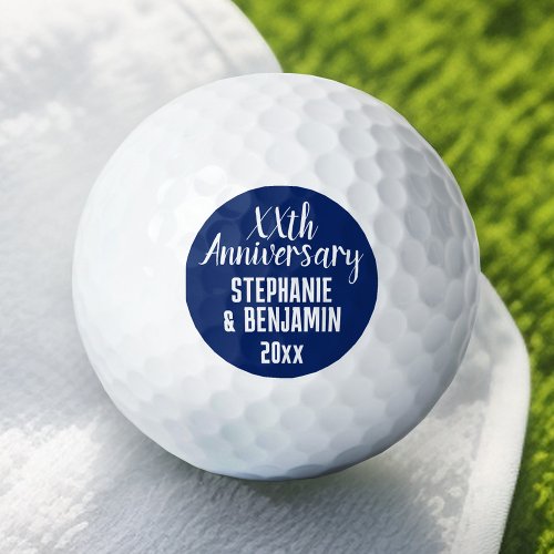 Any Wedding Anniversary Favor _ Can Edit Color Golf Balls