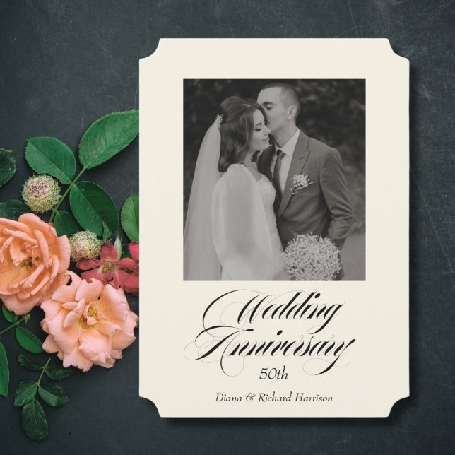 Any Wedding Anniversary Photo Invitation (Creator Uploaded)