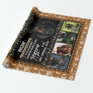 Any Woman Can Be A Dachshund Mom Dog Love Blanket Wrapping Paper