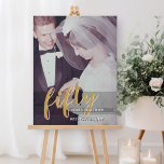 ANY YEAR - 50th Wedding Anniversary & Photo Foam Board<br><div class="desc">A simple layout with area for a large picture - plus "50 years together" on the bottom Makes a great Anniversary Party Sign.</div>