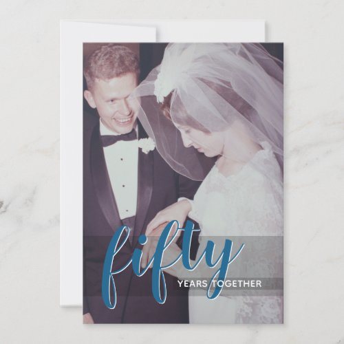 ANY YEAR - 50th Wedding Anniversary & Photo