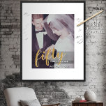 ANY YEAR - 50th Wedding Anniversary &amp; Photo Poster