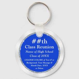 Any Year and Colours Cheap Class Reunion Gift Keychain