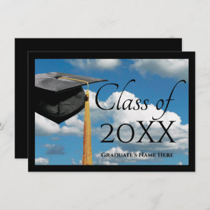 Any Year~  Blue Sky Graduation Announcement