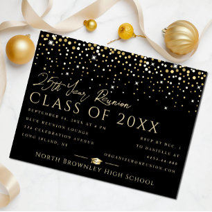 Any Year Class Reunion Design Invitation Postcard