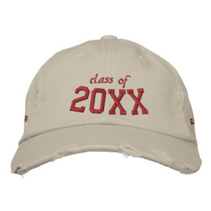Any Year Custom Embroidered Graduation Hat