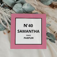 ANY YEAR Designer Perfume Bottle Birthday