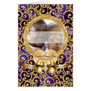 Any Year Photo, HUGE Anniversary Cards, 2, 3, 4 ft Card