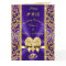 Any Year Purple Gold Personalized Anniversary Card