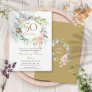 Any Year Together Wedding Anniversary Roses Floral Invitation