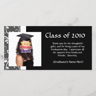 Any Year~ Vines Graduation Thank You/Announcement Thank You Card