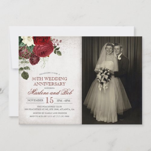 ANY YEAR - Wedding Anniversary Invitation