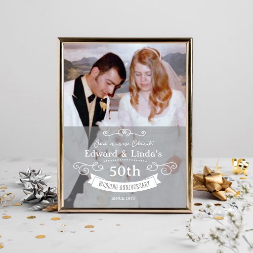 ANY YEAR _ Wedding Anniversary Invitation