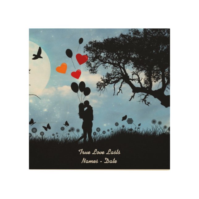 Any years wedding Anniversary Art personalized (Front)