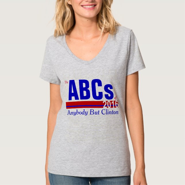 Anybody But Clinton T-Shirt (Front)