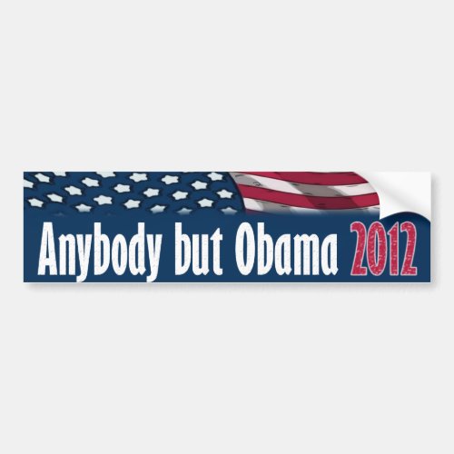 Anybody But Obama 2012 Bumper Sticker