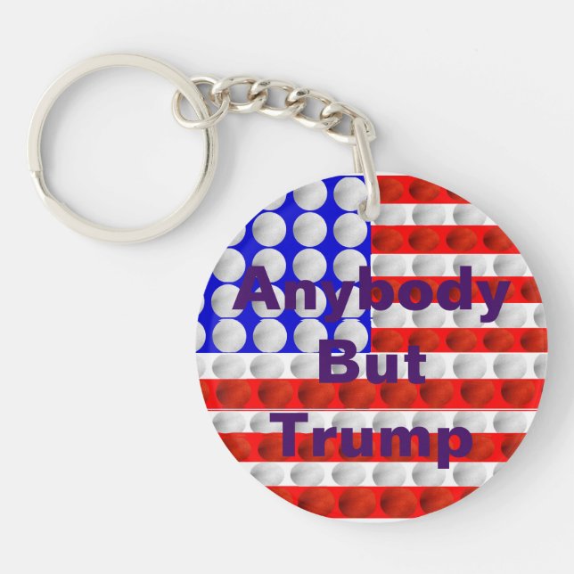 Anybody But Trump Keychain (Front)