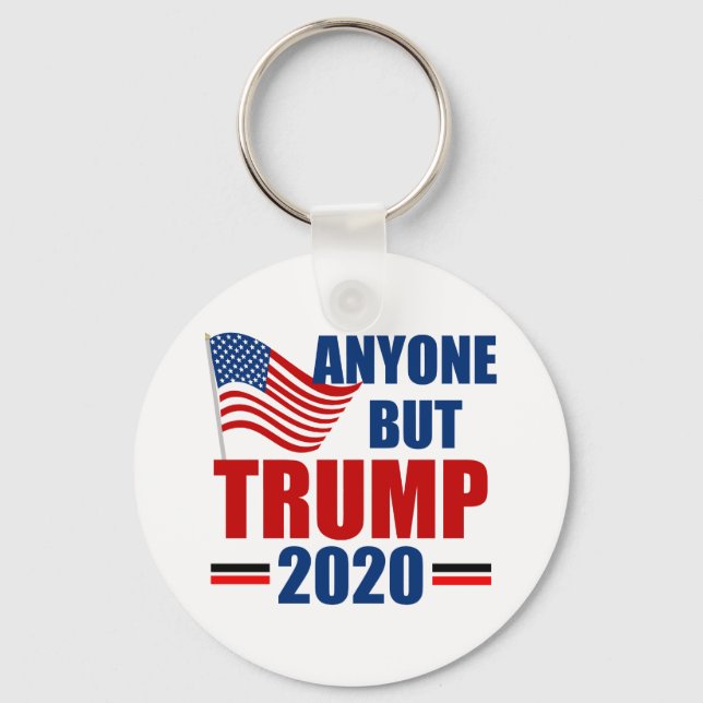 Anyone But Donald Trump 2020 Keychain (Front)