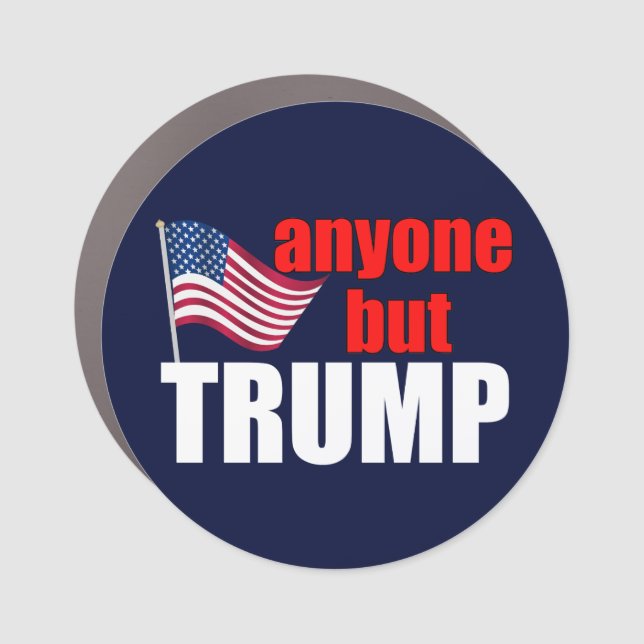 Anyone But Trump 2020 Election Car Magnet (Front)
